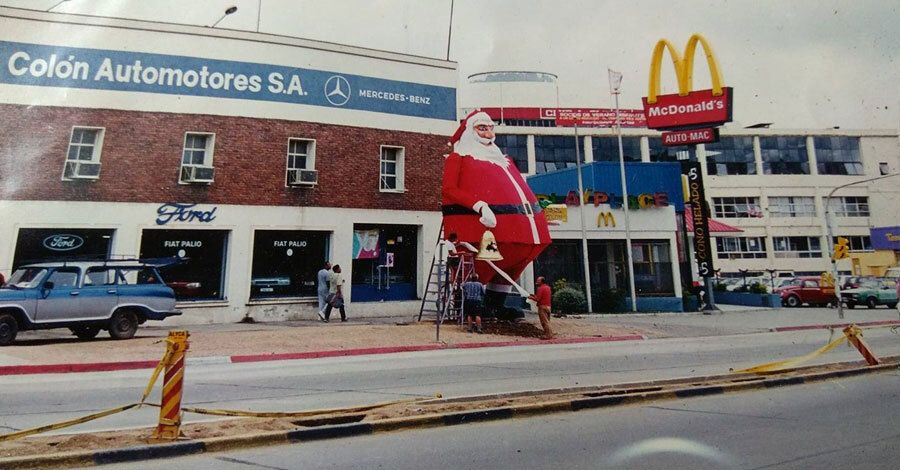 Papa Noel del Barrio Colón
