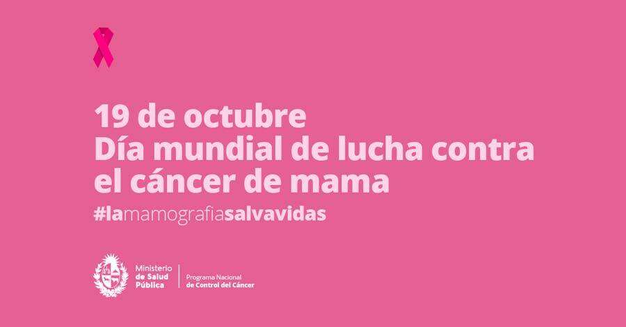 19 de octubre día mundial de la lucha contra el cáncer de mama
