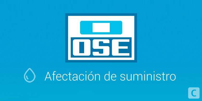 afectacion de suministro de ose