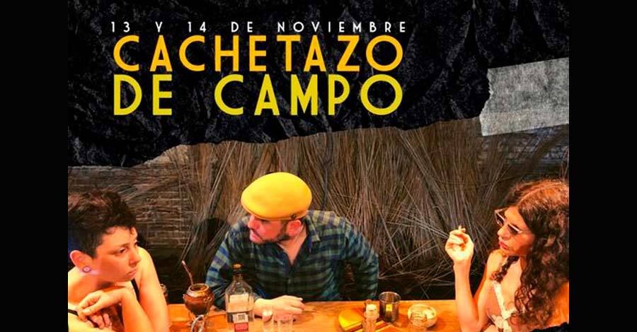 Cachetazo de campo en el centro Cultural Artesano