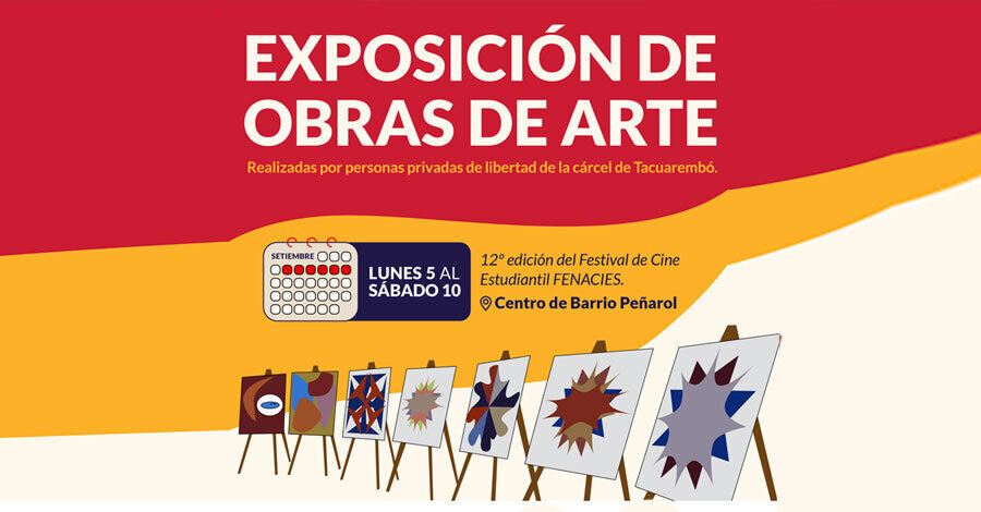 Exposición de obras de arte en el Centro de Barrio Peñarol