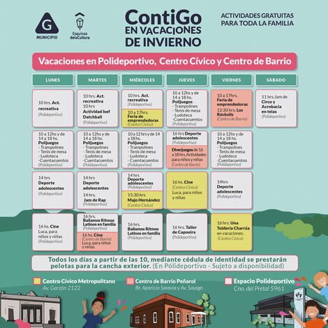 programacion contigo en vacaciones