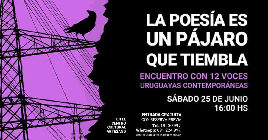 Encuentro "La poesía es un pájaro que tiembla" en el Centro Cultural Artesano