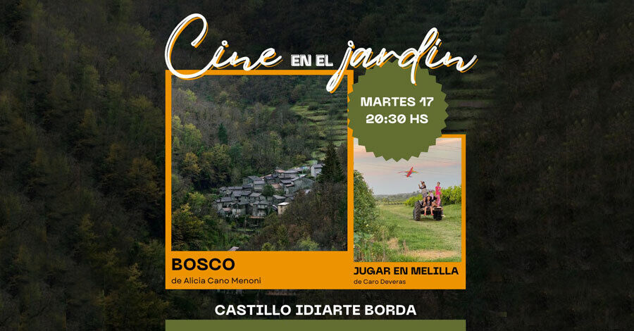 Cine en el Jardín en el Castillo de Idiarte Borda