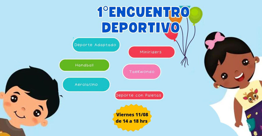 Encuentro deportivo en el Polideportivo Municipio G
