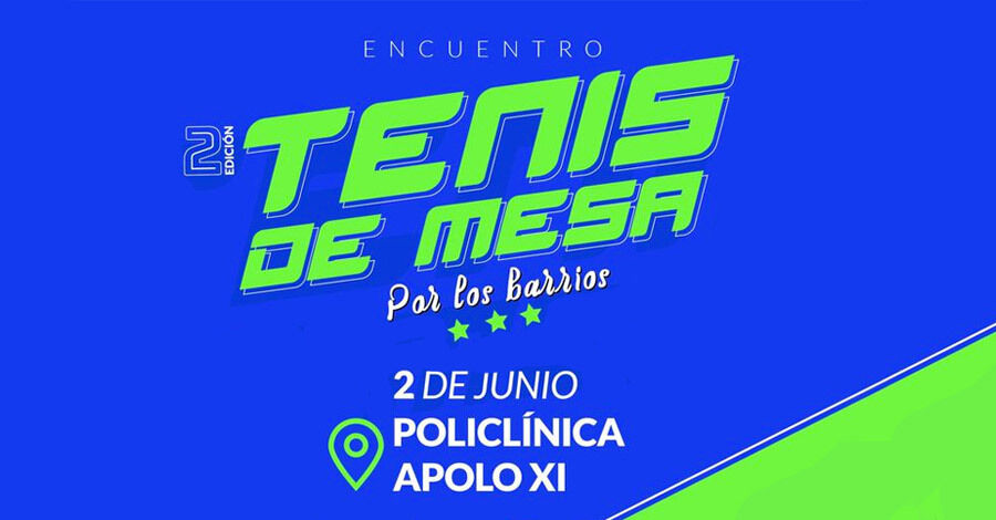 Tenis de mesa por los barrios