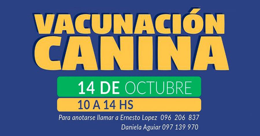 Jornada de vacunación canina en la Cooperativa Covicopesa