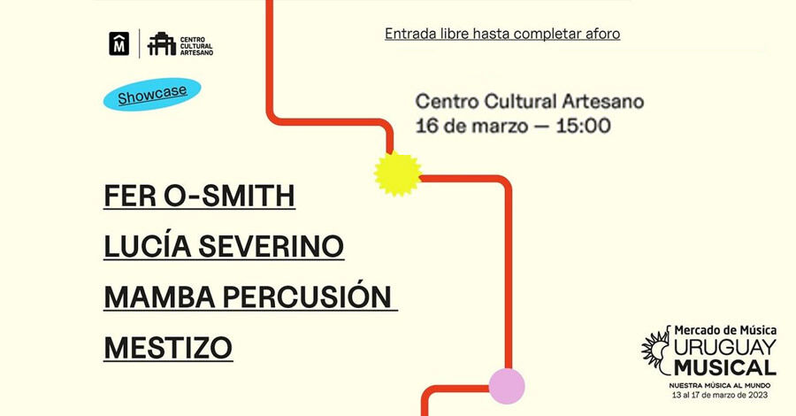 Showcases de músicos en el Centro Cultural Artesano