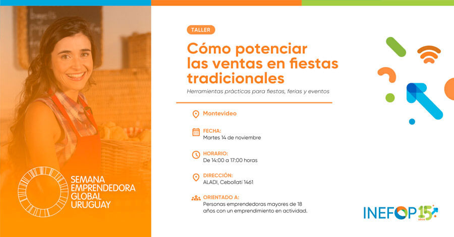 Taller para potenciar las ventas en las fiestas de INEFOP