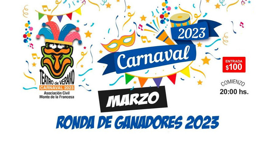 Ronda de ganadores del Carnaval 2023 en el Teatro de Verano de Colón