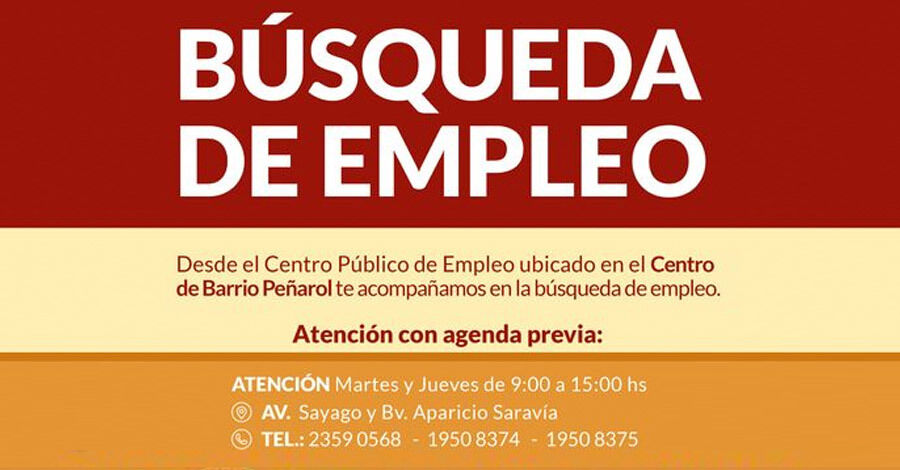 Búsqueda de empleo en el Centro de Barrio Peñarol