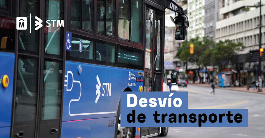 Desvío de transporte en Cno. Casavalle
