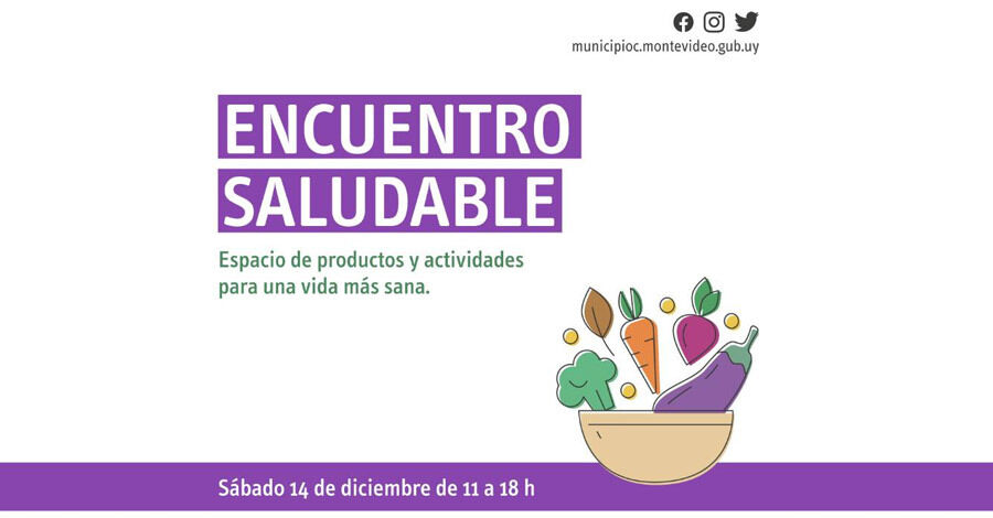 Encuentro Saludable en diciembre el Jardín Botánico de Montevideo