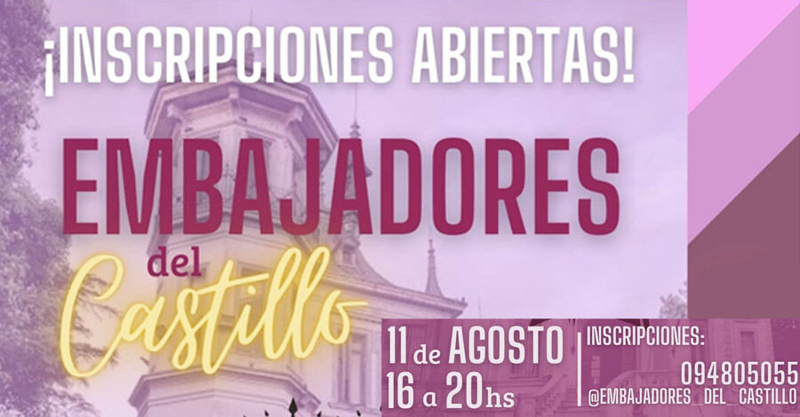 Embajadores del Castillo 2024 en el Castillo Idiarte Borda