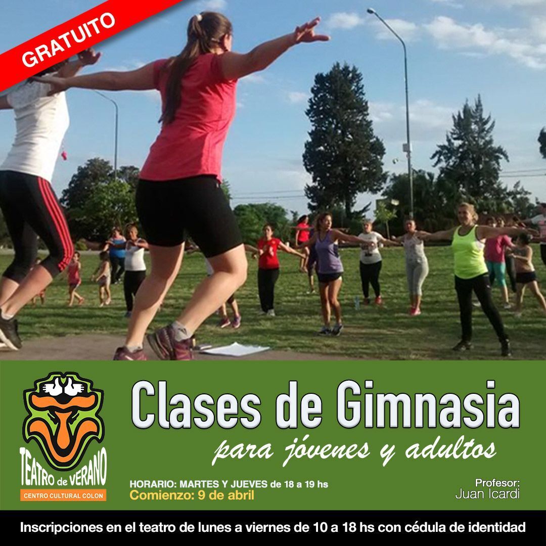 10 taller de gimnasia jovenes y adultos 2024
