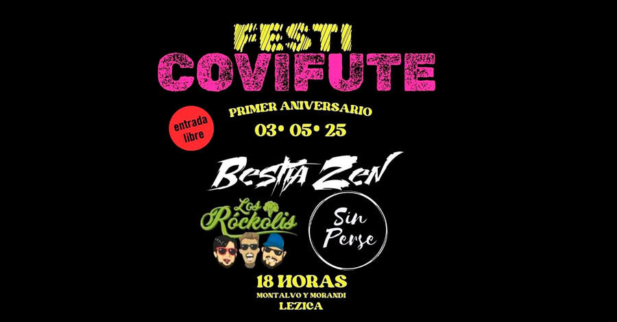 Festival a beneficio del primer aniversario de COVIFUTE