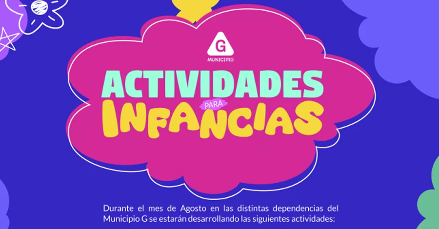 Actividades para las infancias en el Municipio G