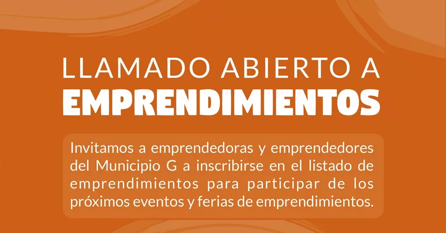 Llamado a emprendimientos