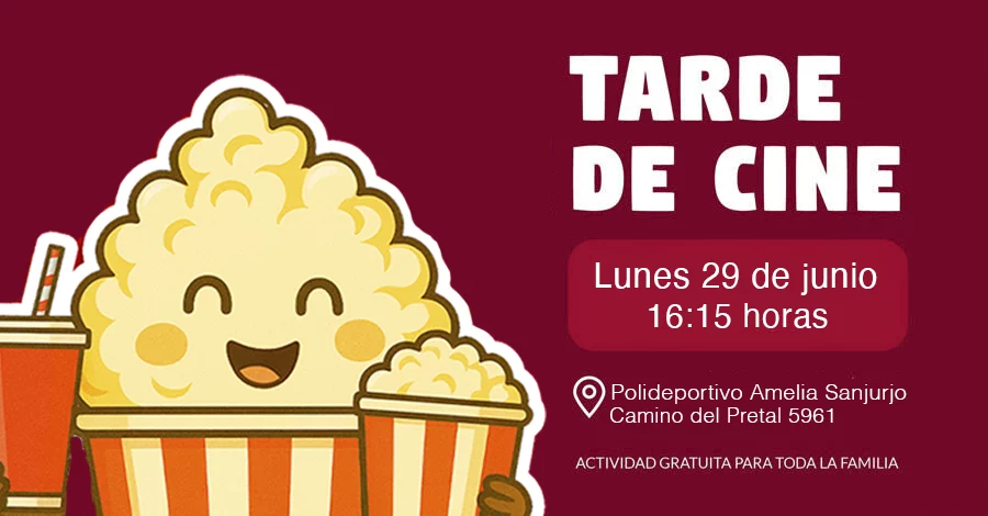 Tarde de cine en familia en el Poli