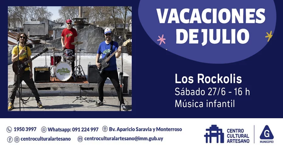 Los Rockolis en el Centro Cultural Artesano