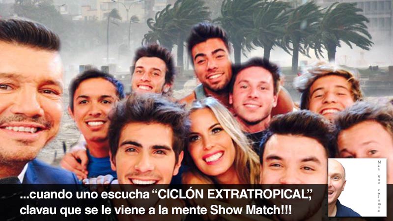 emilio machado mas que una columna humor 98 tinelli rombai ciclon