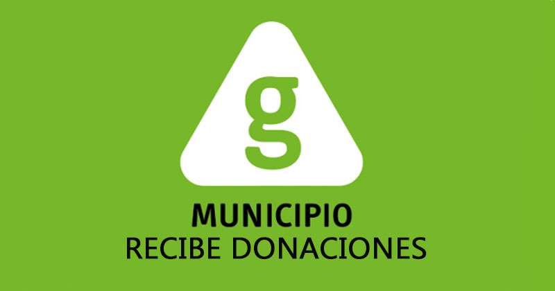 municipio g recibe donaciones para colaborar