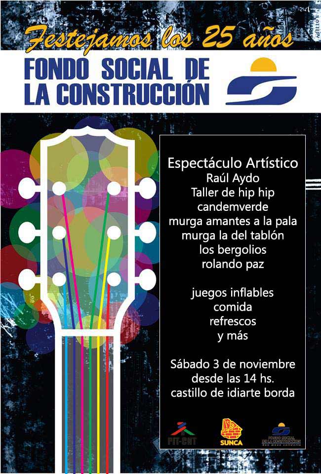 afiche espectaculo en el castillo