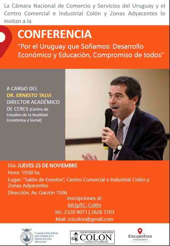 conferencia enrnesto talvi