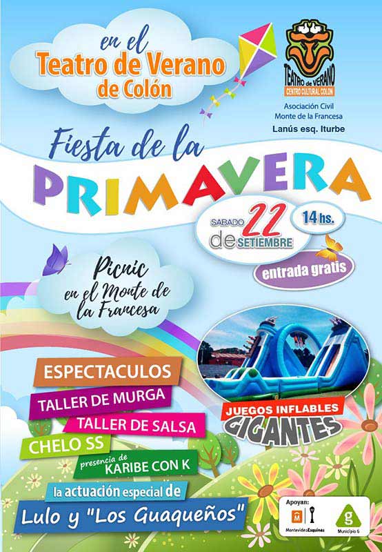 fiesta de la primavera afiche