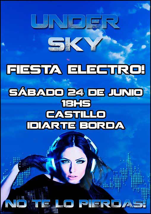 fiesta electronica castillo afiche