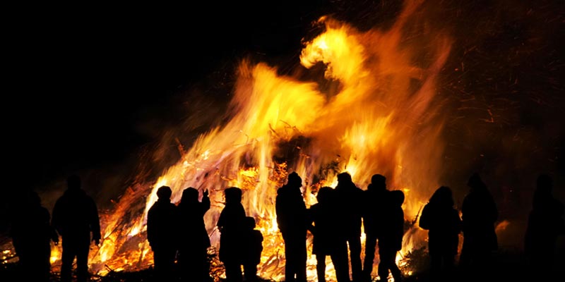 fogatas de la noche de san juan 2018