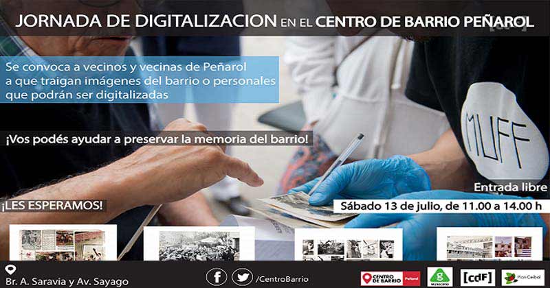 jornada de digitalizacion de fotos en el CBP