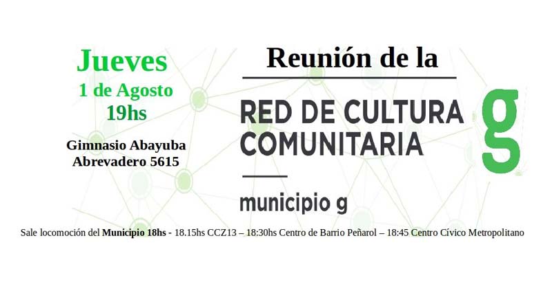 red de cultura comunitario reunion