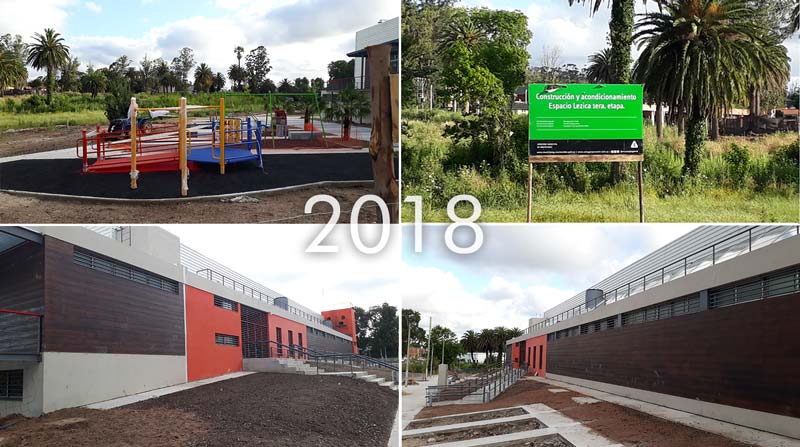 2018 proxima inauguracion gimnasio polivalente espacio lezica