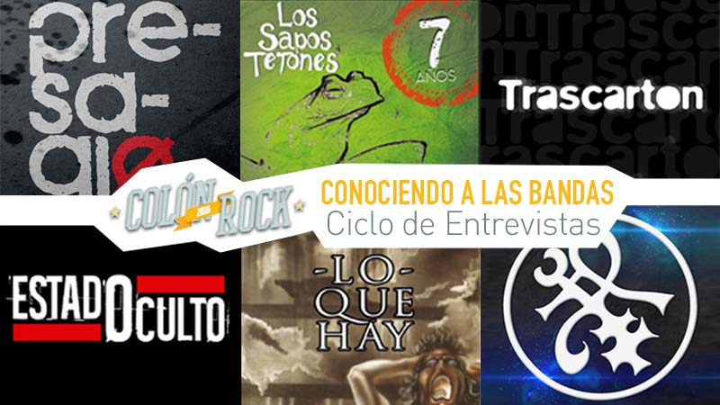 Colon Rock afiche de las bandas