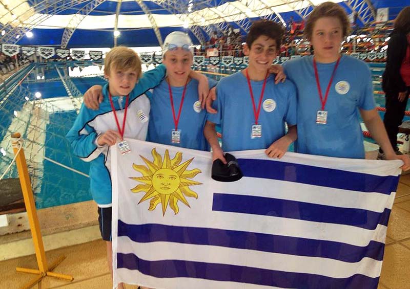 Relevo 4 x 100 m varones