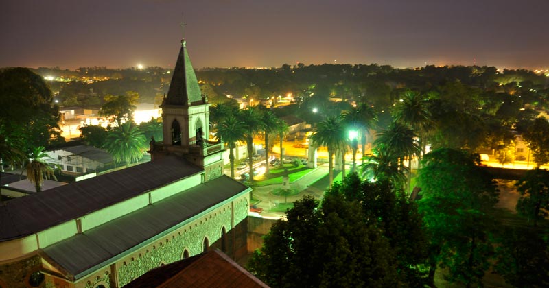 Vista desde el Observatorio Meteorologico del Colegio Pio
