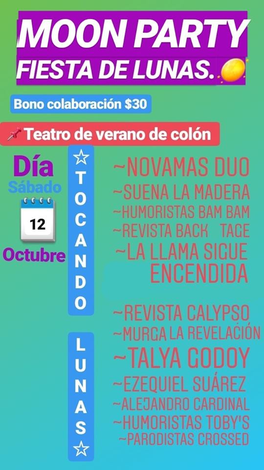 Moon Party afiche 2019