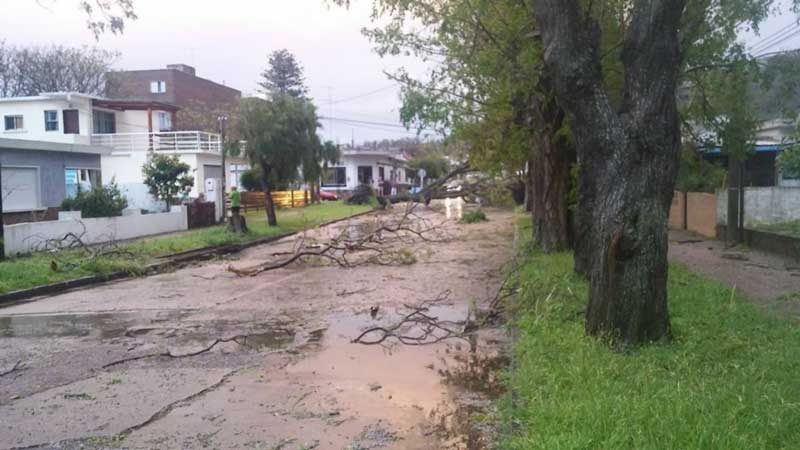 destrozos en piriapolis turbonada nov 2016