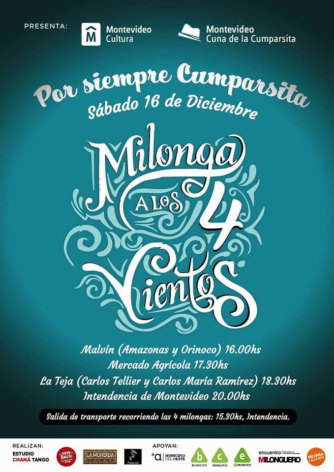 milonga de los cuatro vientos afiche