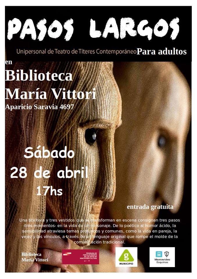 pasos largos afiche