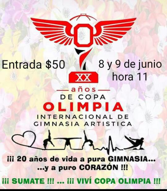 afiche copa internacional de gimnasia artistica 2019