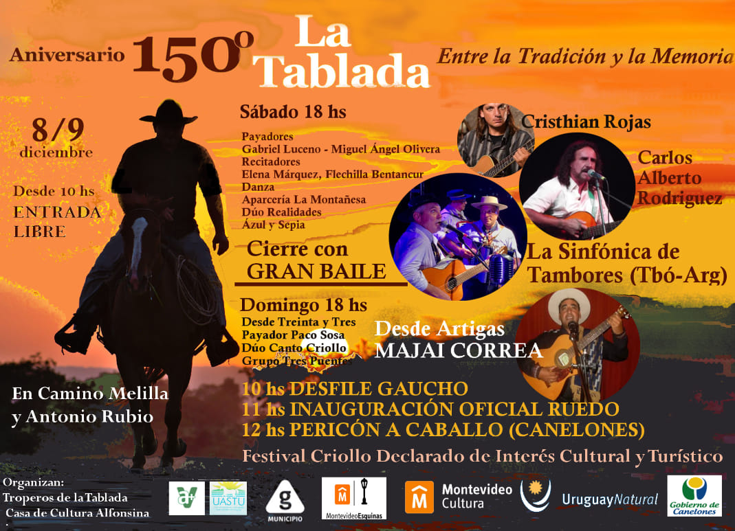 afiche 150 aniversario de la Tablada