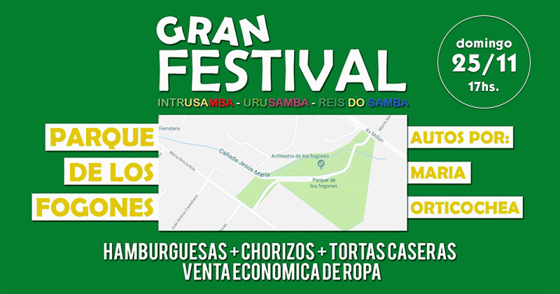 Festival de Samba en Parque los Fogones