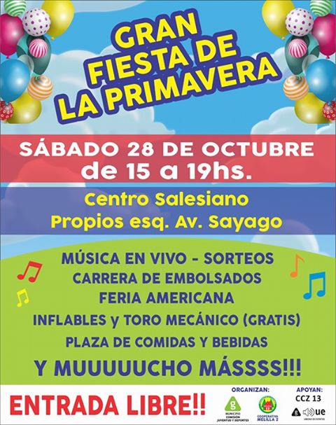 fiesta de la primavera en el salesiano