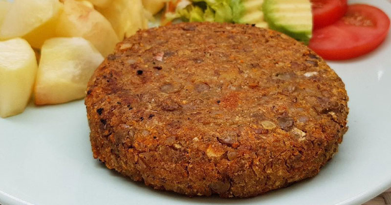 hamburguesas de lentejas