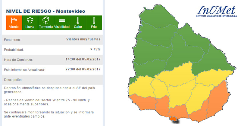 alerta naranja