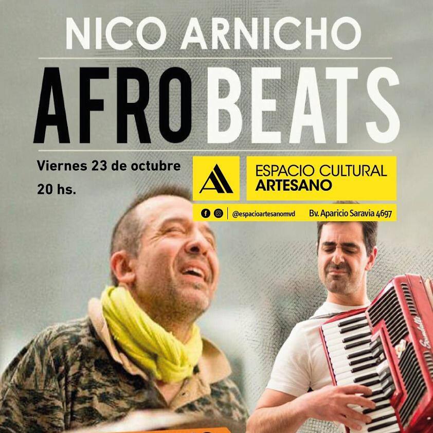 afiche afro beat 2020