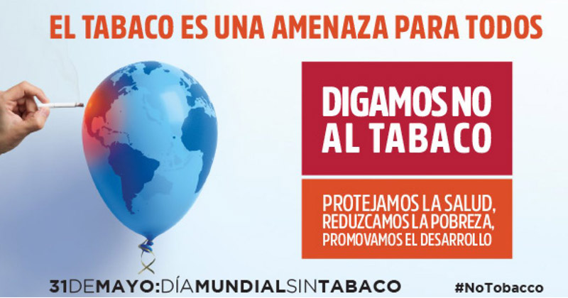 dia mundial sin jhumo de tabaco