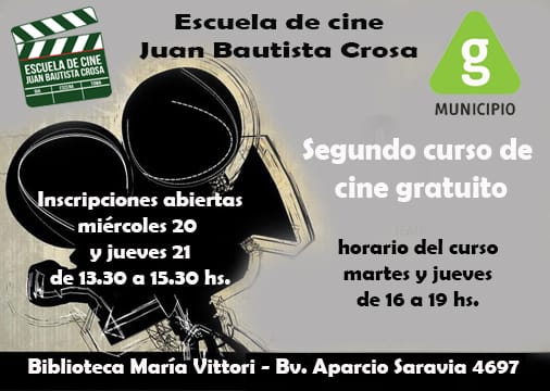afiche curso de cine 2019